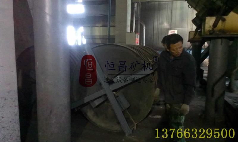 山东省微山使用的1500螺旋溜槽用于洗煤灰煤粉